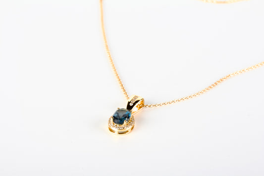 London Topaz Chain Necklace