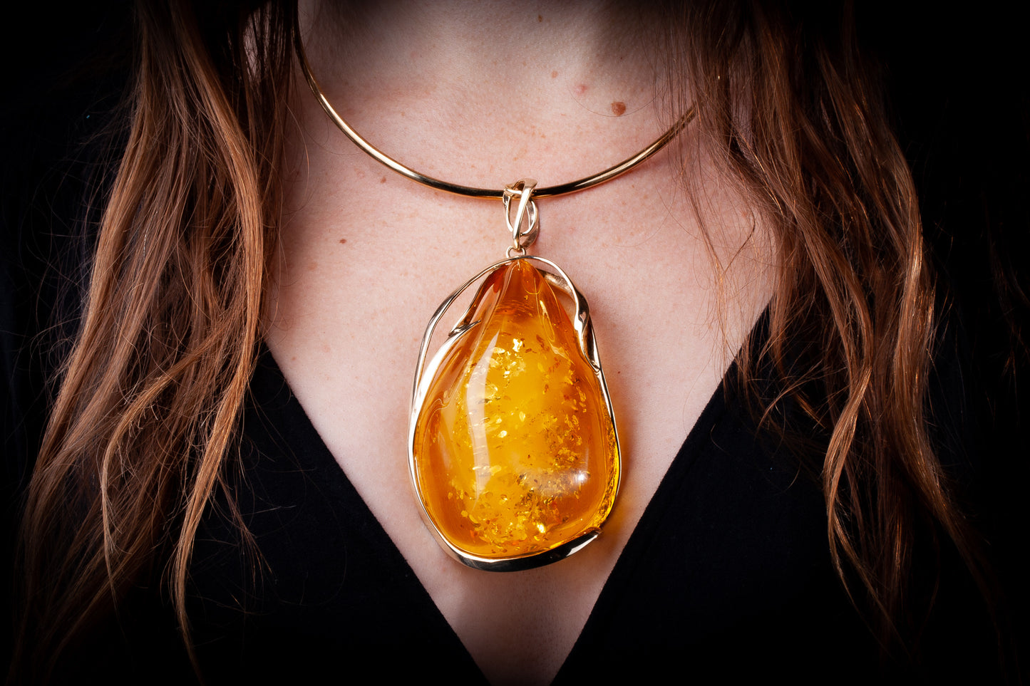 Baltic Amber Statement Pendant
