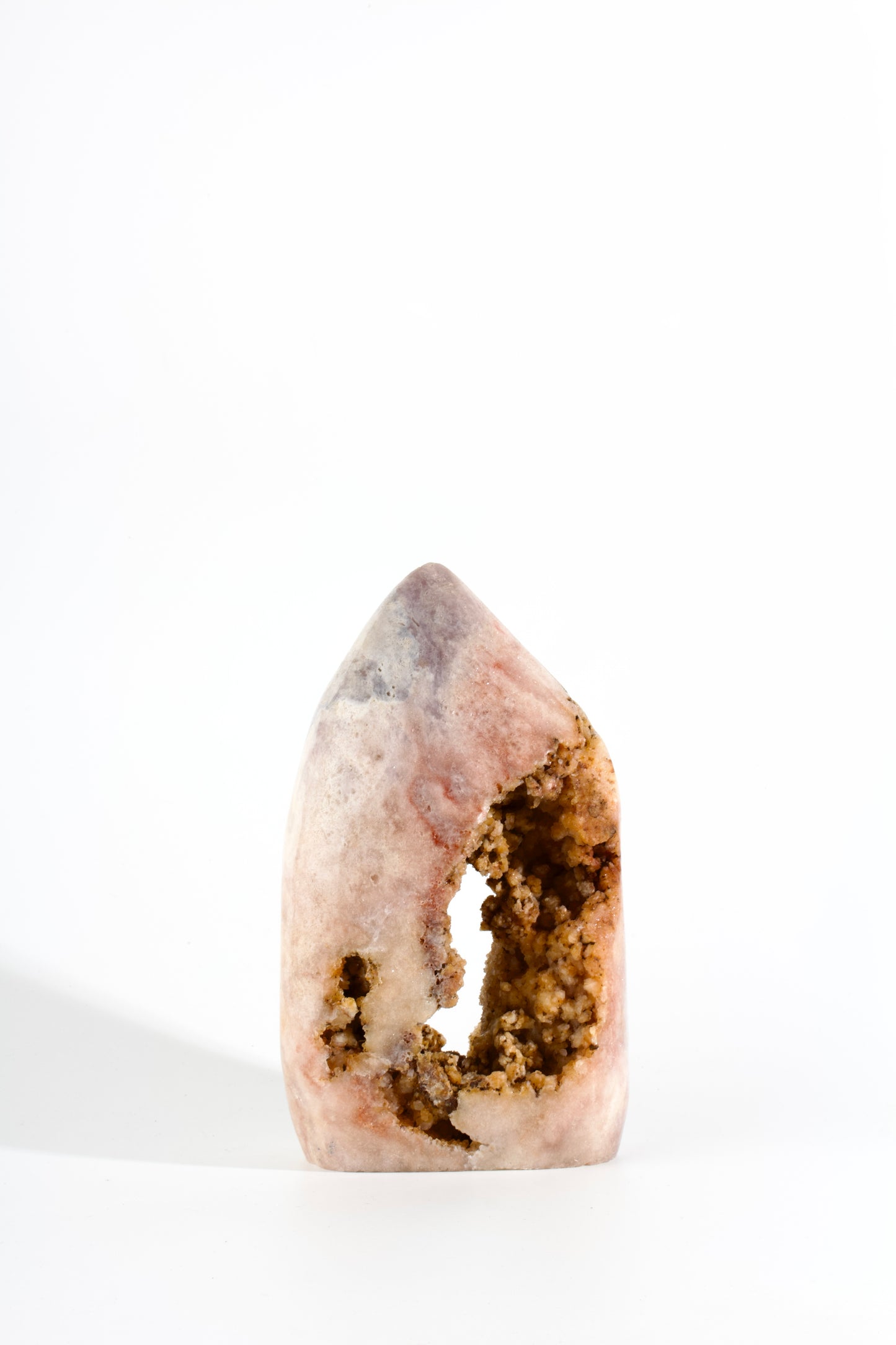 Pink Amythyst Geode Tower