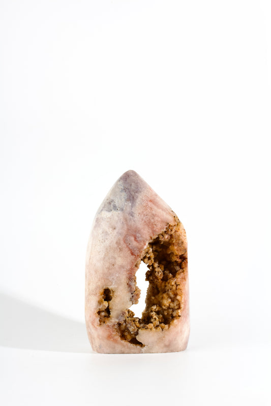 Pink Amythyst Geode Tower