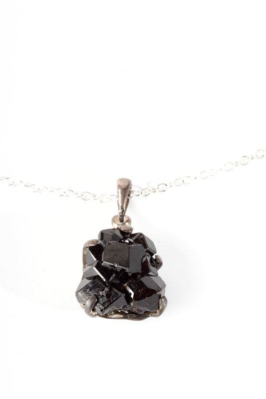 Black Garnet Pendant