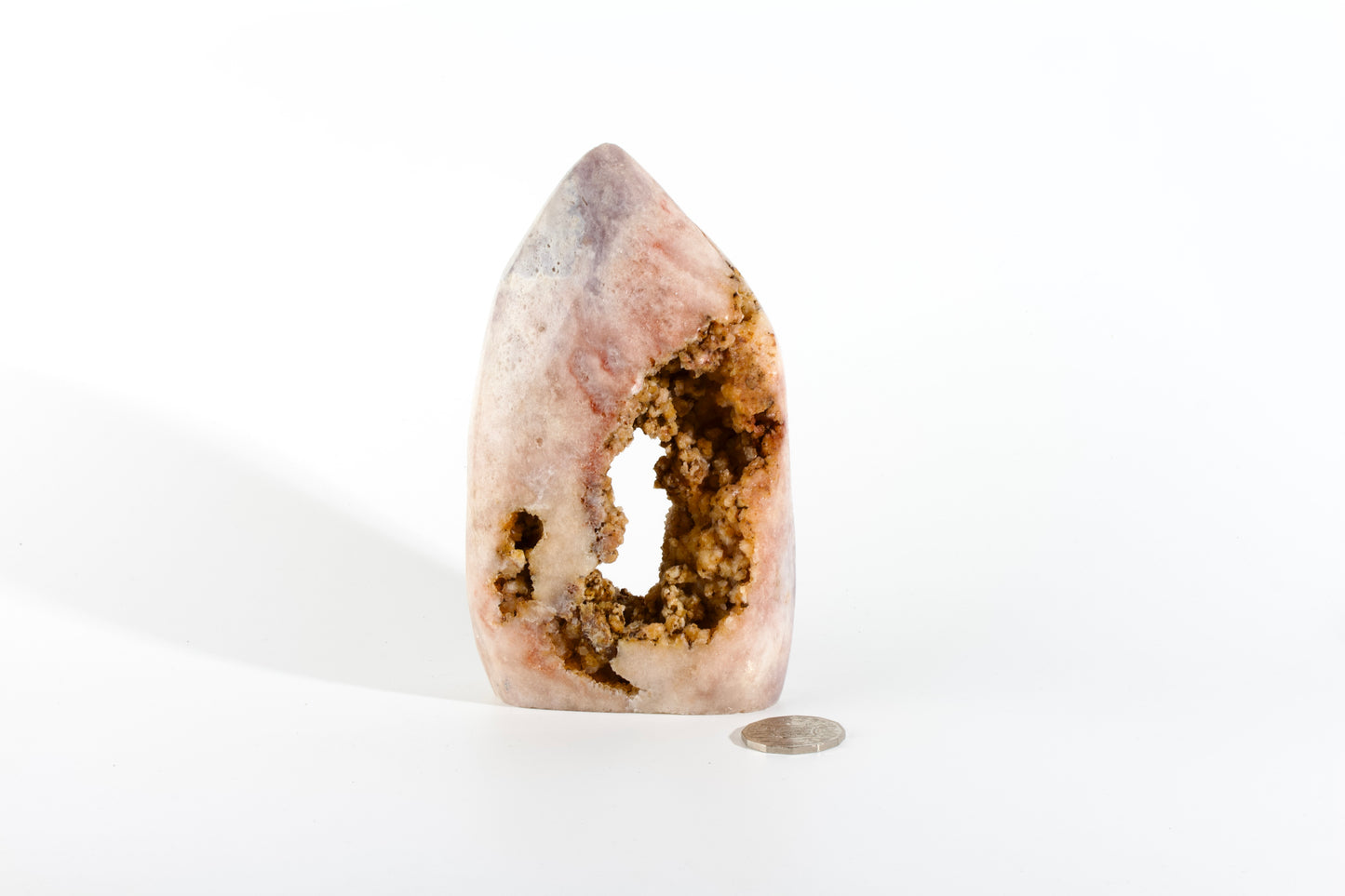 Pink Amythyst Geode Tower