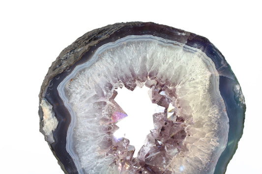 Aura Coated Amethyst Statement Piece