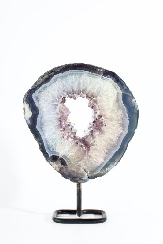 Aura Coated Amethyst Statement Piece