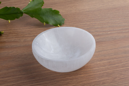 Small selenite bowl
